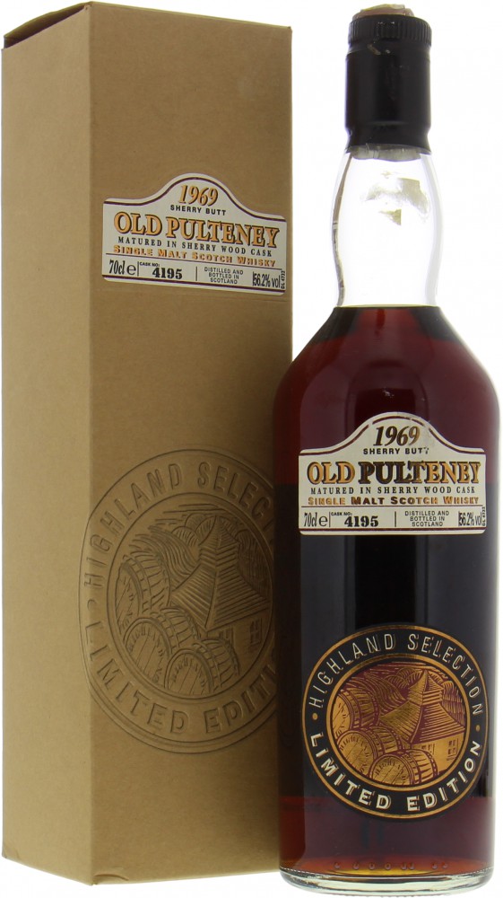 Old Pulteney - Cask 4195 56.2% 1969 In original Container