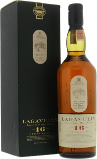 Lagavulin - 16 Years Old Rare White horse distillers 1816 ISLA painted in gold 43% 