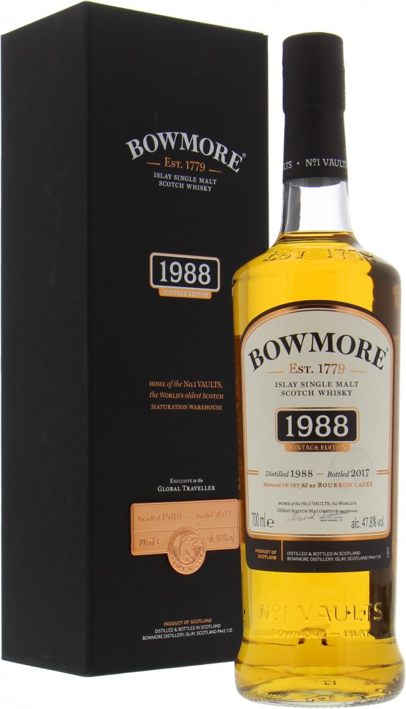 Bowmore - 1988 Vintage Edition 47.8% 1988 In Original Box 10016