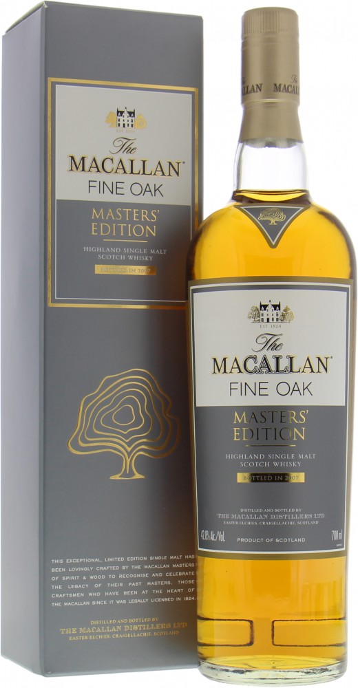 Macallan - Fine Oak Masters' Edition Fine Oak 42.8% NV In Original Box 10016