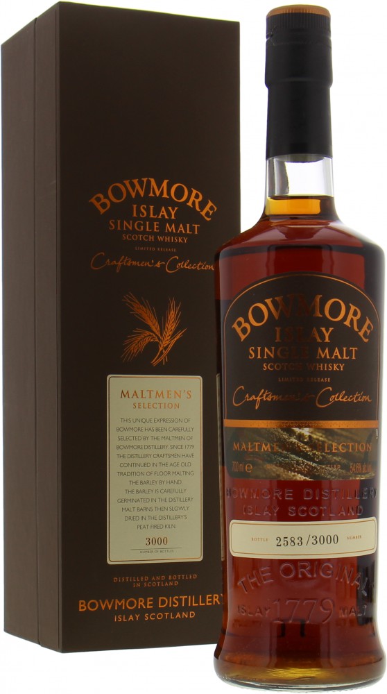 Bowmore - 13 Years Old 1995 Craftsmen's Collection 54.6% NV In original Container