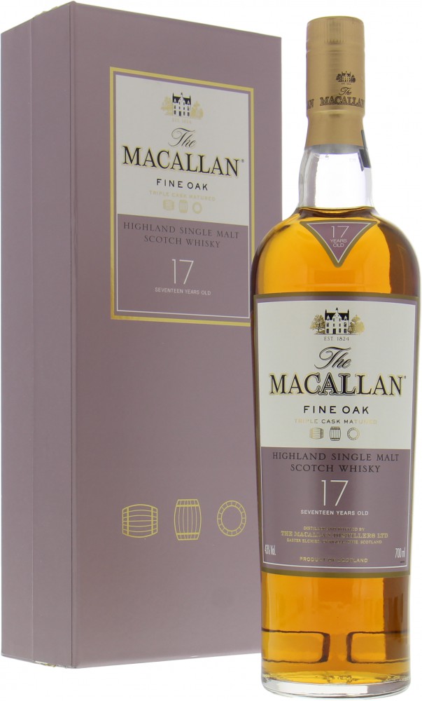 Macallan - 17 Years Old Fine Oak 43% NV In Original Container 10016