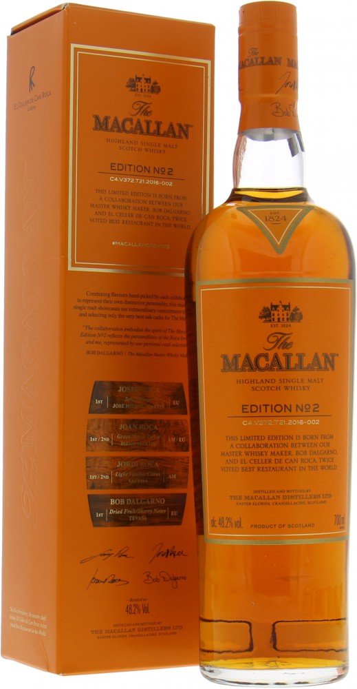 Macallan - Edition No.2 48.2% NV In Original Container 10016