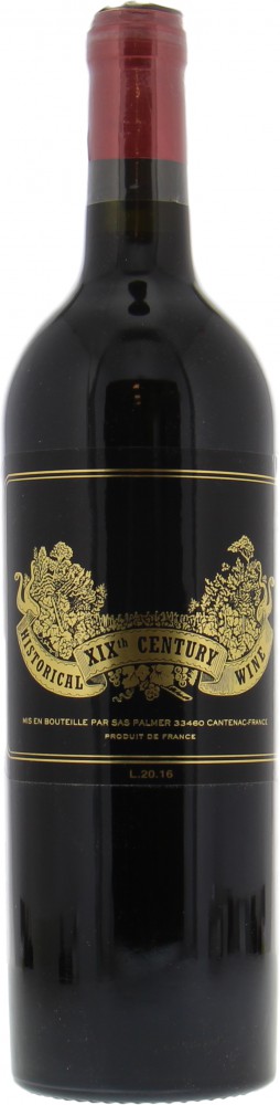 Chateau Palmer - Palmer Historical XIXth Century Wine L.20.16 2016 Perfect