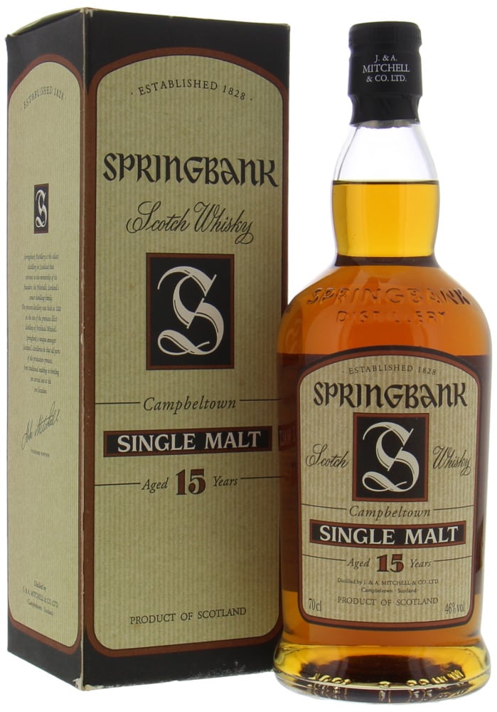 Springbank - 15 Years Old Beige Label 46% NV