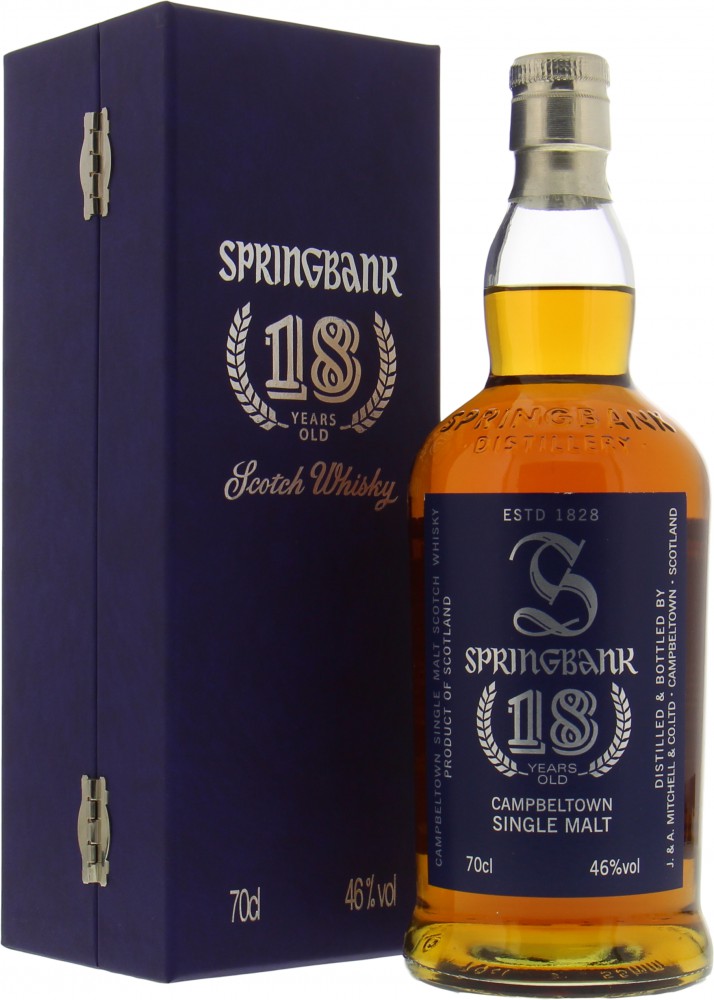 Springbank - 18 Years Old First Batch 46% NV In Original Box