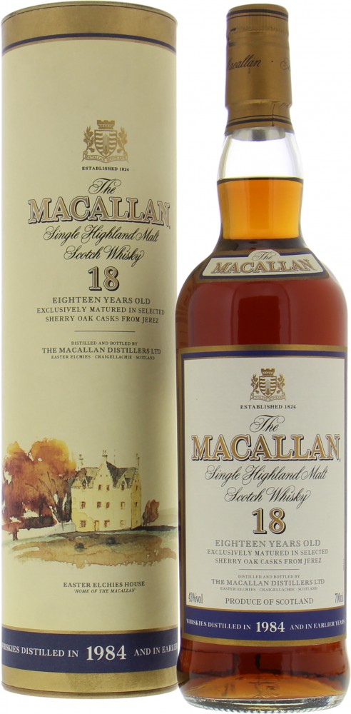Macallan - 18 Years Old Vintage 1984 43% 1984 10022