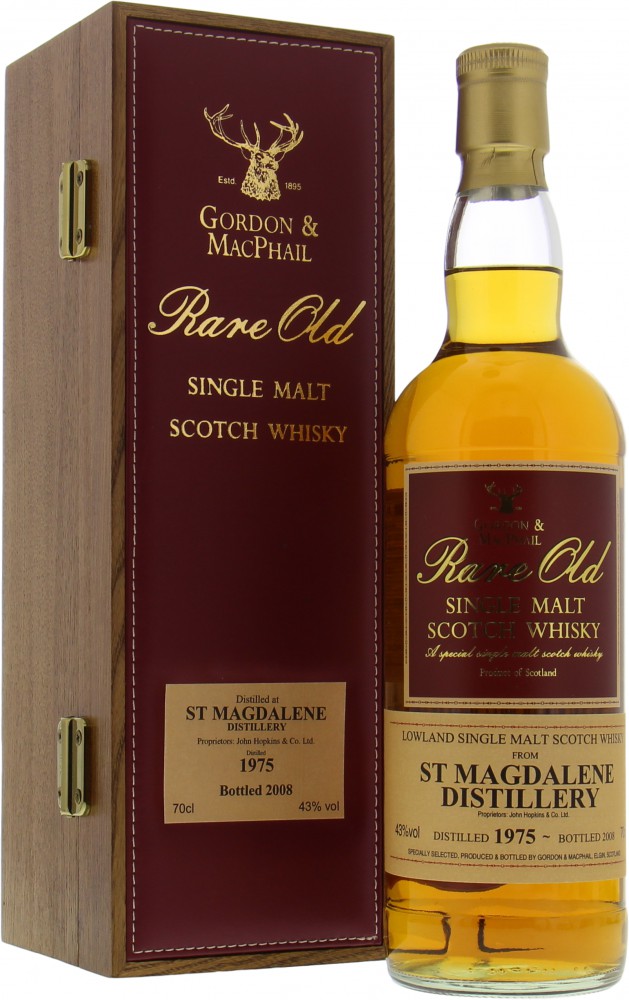 St. Magdalene - 1975 Gordon & MacPhail Rare Old 29 Years Old 43% 1975 In Original Wooden Case 10022