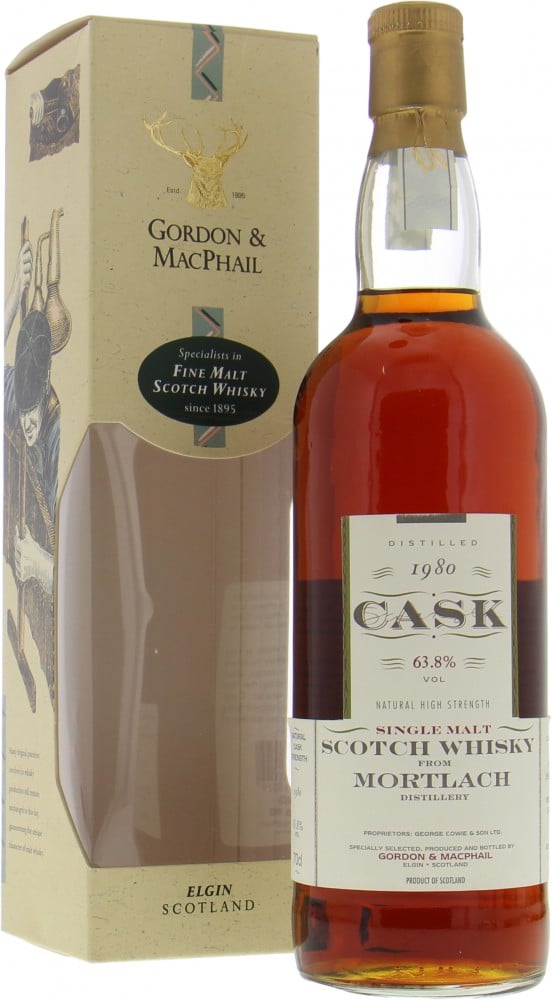 Mortlach - 21 Years Old Gordon & MacPhail Cask Series Cask 3646 63.8% 1980 No Original Box Included 10022