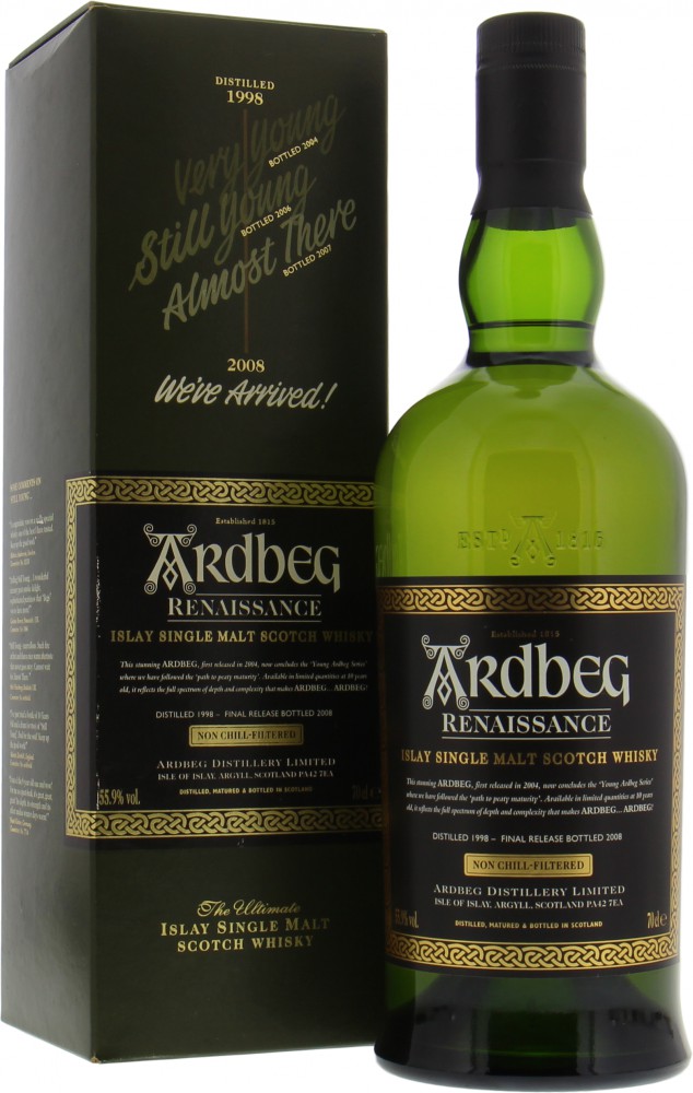 Ardbeg - Renaissance 1998 55.9% 1998 In Original Box