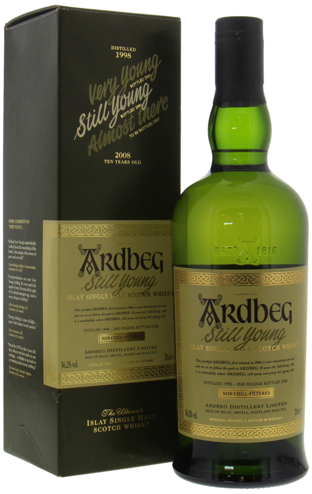 Ardbeg - Still Young 2nd Release 56.2% 1998 In Original Box