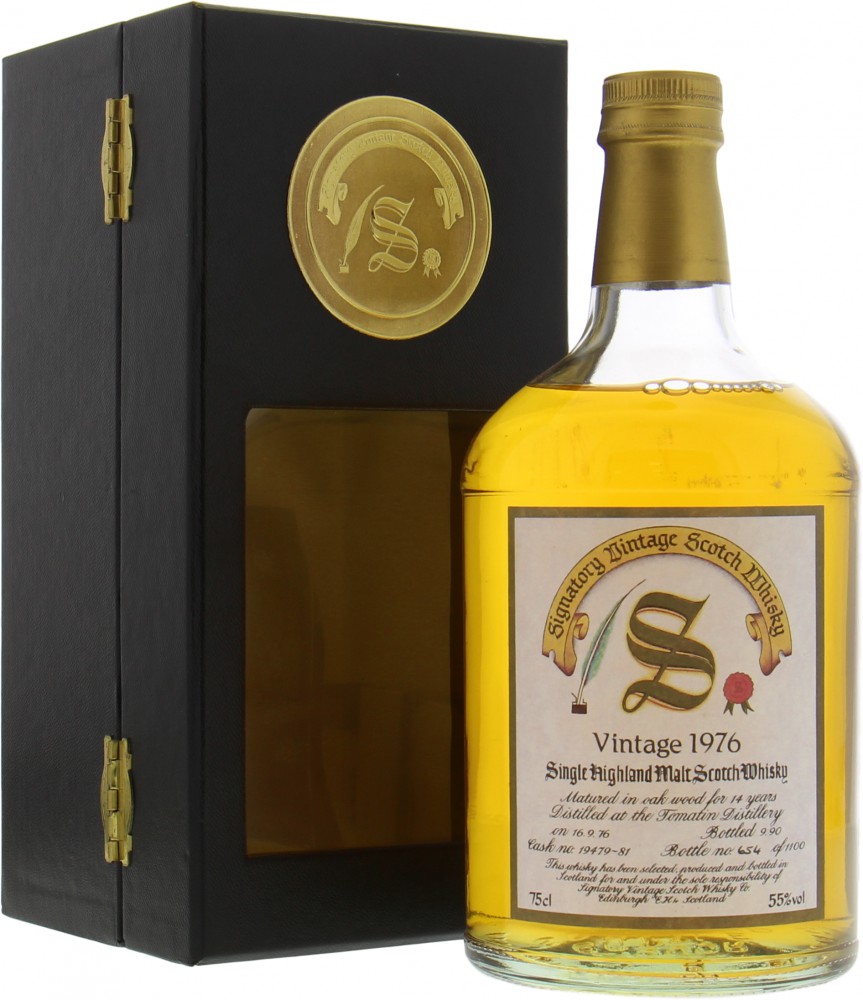 Tomatin - 14 Years Old Signatory Vintage Dumpy Cask 19479-81 55% 1976 In Original Box 10023