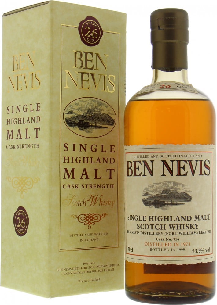 Ben Nevis - 26 Years Old Cask 756 53.9% 1973 In Original Box 10023