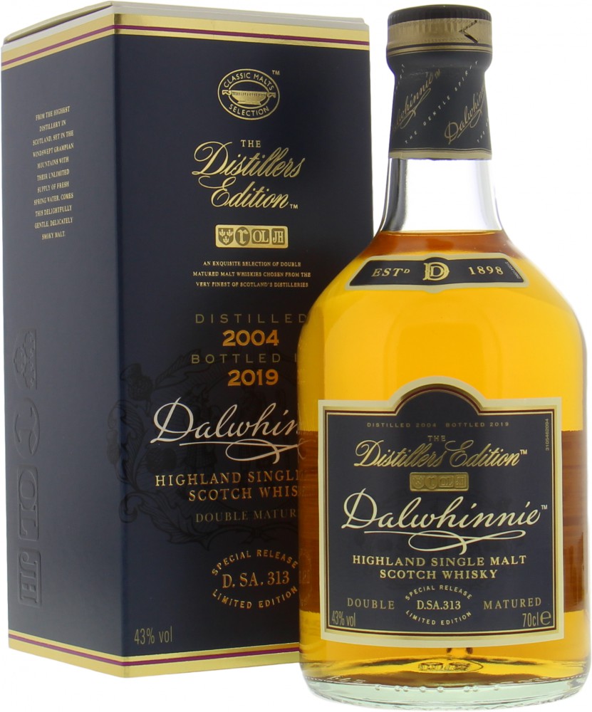 Dalwhinnie - 15 Years Old The Distillers Edition 2019 43% 2004 In Original Container