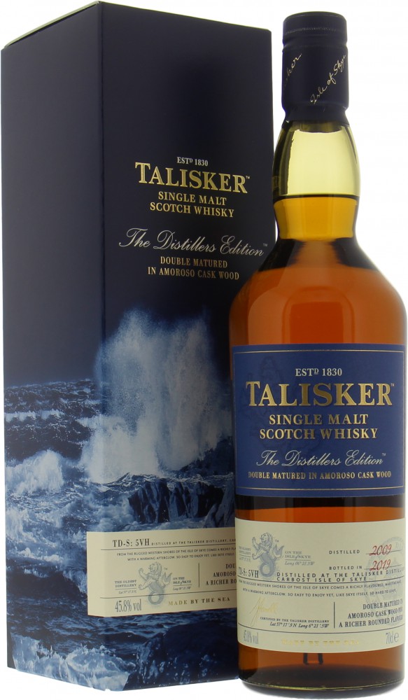 Talisker - 10 Years Old The Distillers Edition 2019 45.8% 2009 In Original Container