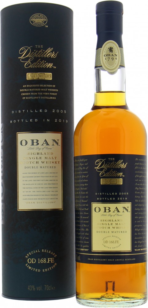 Oban - 14 Years Old The Distillers Edition 2019 43% 2005 In Original Container