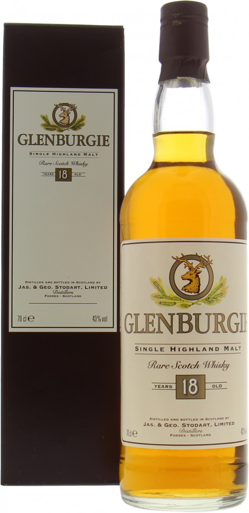 Glenburgie - 18 Years Old Rare Scotch Whisky 43% NV In original Box