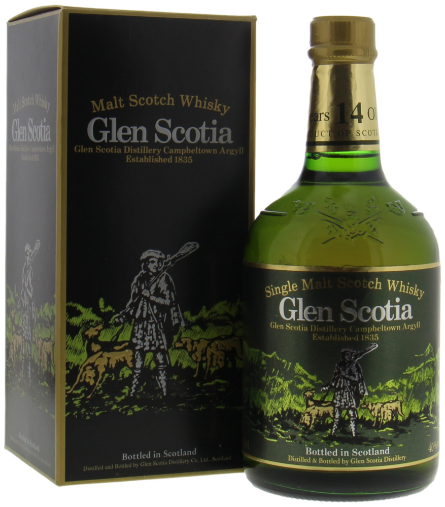 Glen Scotia  - 14 Years Dumpy Bottle 40% NV In original Box