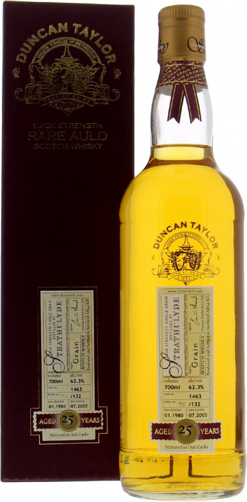 Strathclyde - 25 Years Old Duncan Taylor Rare Auld Cask 1463 62.3% 1980 In Original Box