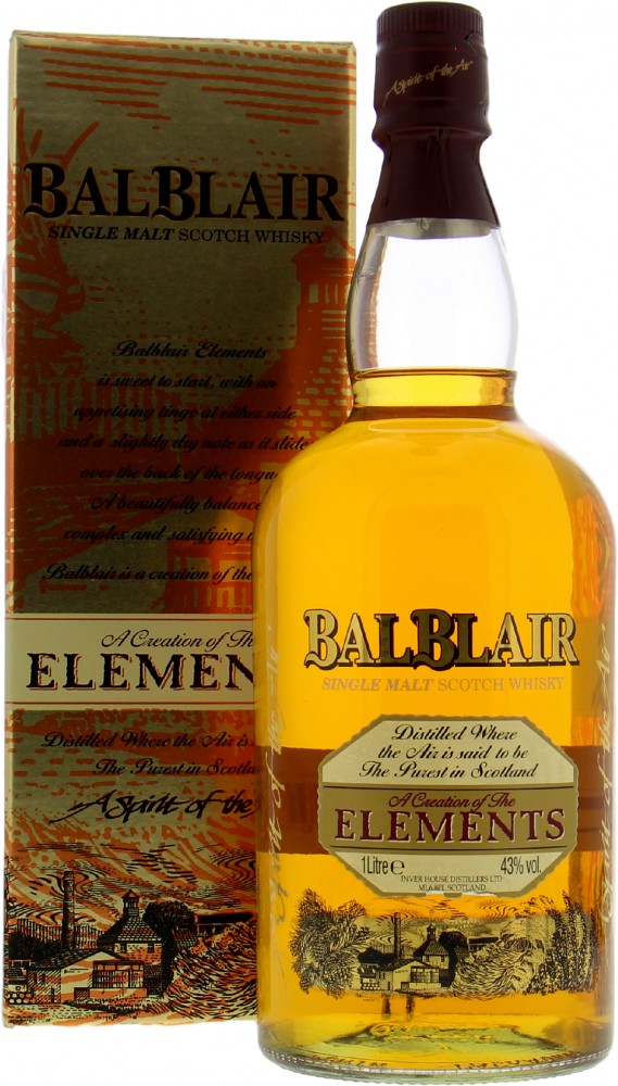 Balblair - Elements 40% NV In original Box