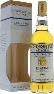 Rosebank - 16 Years Old Gordon & MacPhail Connoisseurs Choice 40% 1991