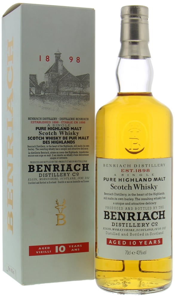 Benriach - 10 Years Old Pure Highland Malt 43% NV In Original Container