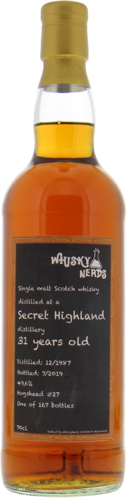 WhiskyNerds - Secret Highland 31 Years Old 27 49.6% 1987