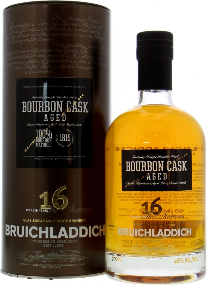 Bruichladdich - The Sixteens Bourbon 46% NV In Original Container