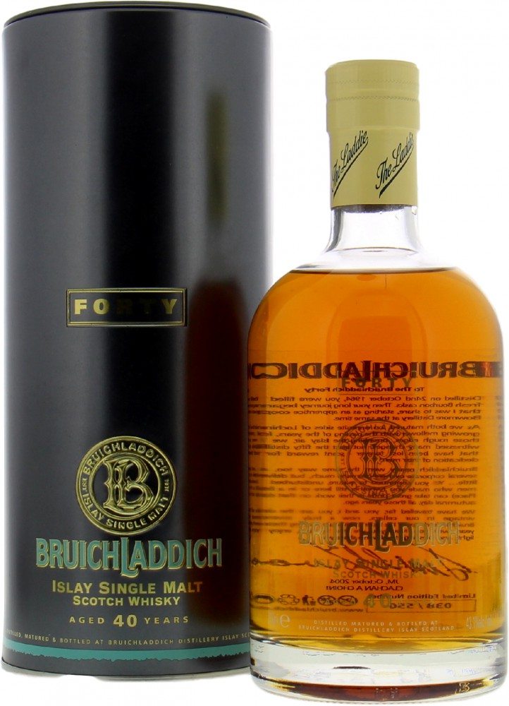 Bruichladdich - 40 Years Old 43.1% 1964 In Original Container
