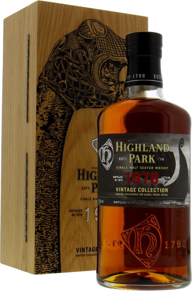 Highland Park - 33 Years Old 1978 Vintage Collection 47.8% 1978 In Original Wooden Case 10025