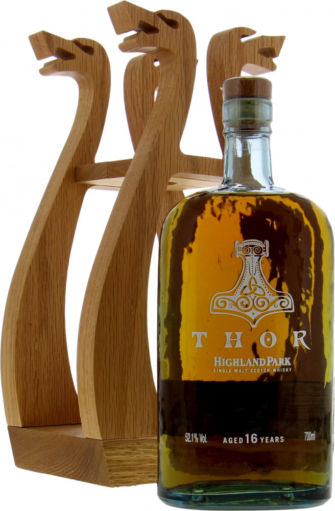 Highland Park - Thor 16 Years old Valhalla Collection 52.1% NV In Original Wooden Drakar box 10025