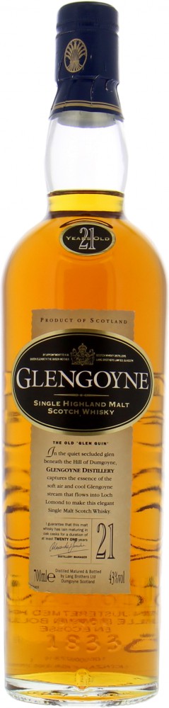 Glengoyne - 21 Years Old 43% NV No Original Box Included!