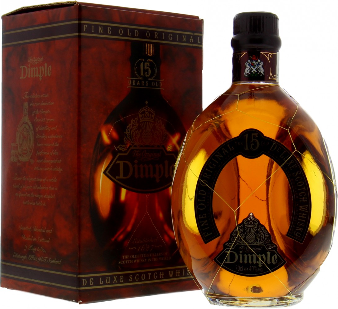 John Haig & Co. Ltd. - 15 Years Old Dimple Fine Old Original De Luxe Scotch Whisky 40% NV