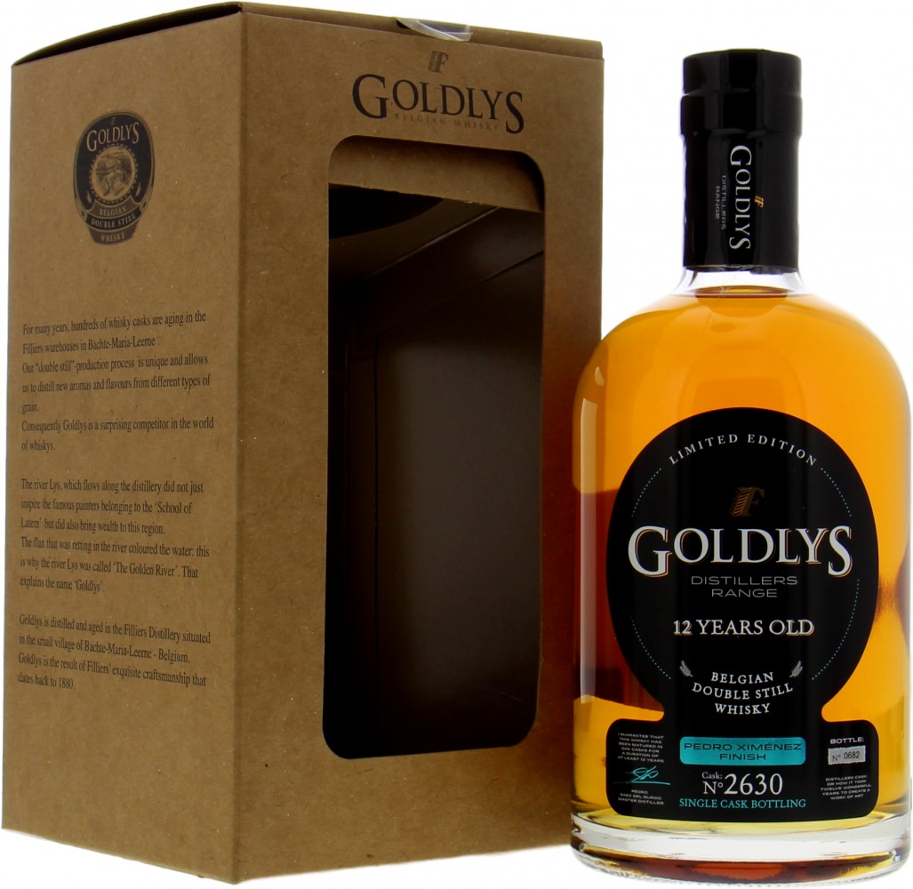 Graanstokerij Filliers - Goldlys 12 Years Old Distillers Range Limited Edition Cask 2630 43% NV