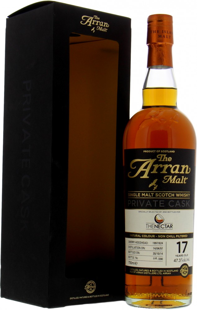 Arran - 17 Years The Nectar Old Private Cask 1997/624 47.3% 1997 In Original Box