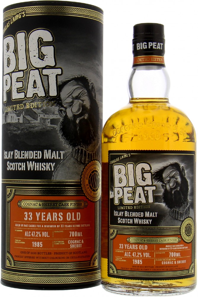 Douglas Laing - Big Peat 33 Years Old Small Batch 47.2% NV In Original Container