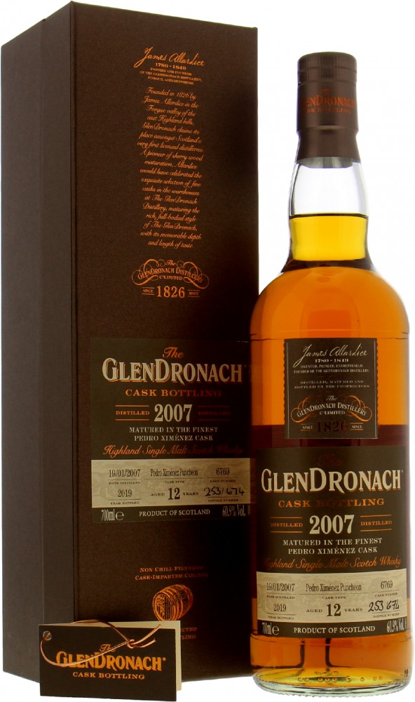 Glendronach - 12 Years Old Batch 17 Cask 6769 60.9% 2007 In Original Box
