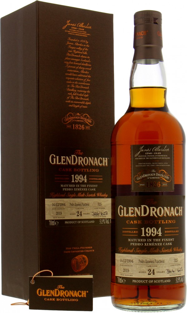 Glendronach - 24 Years Old Batch 17 Cask 325 51.9% 1994 In Original Box