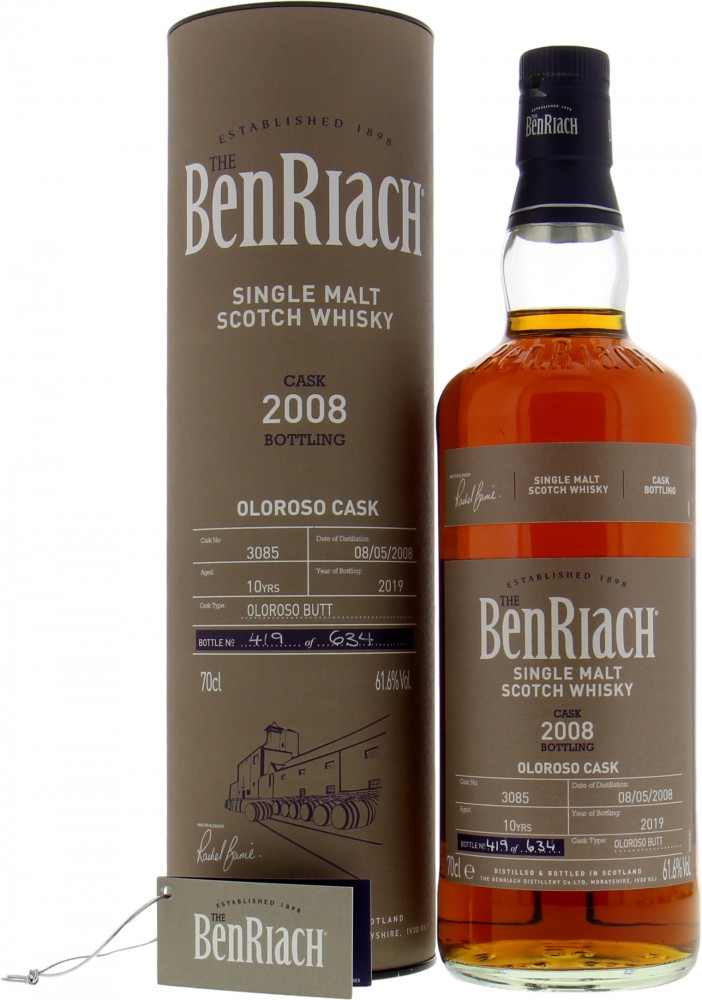 Benriach - 10 Years Old Batch 16 Cask 3085 61.6% 2008
