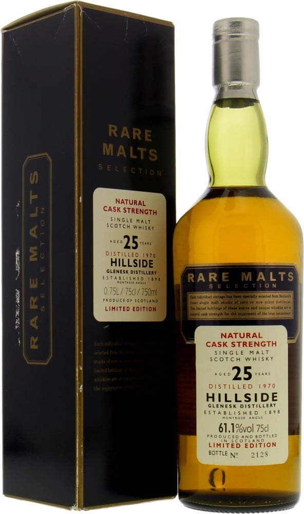 Hillside - 25 Years Old Rare Malts Selection 61.1% 1970 In Original Box