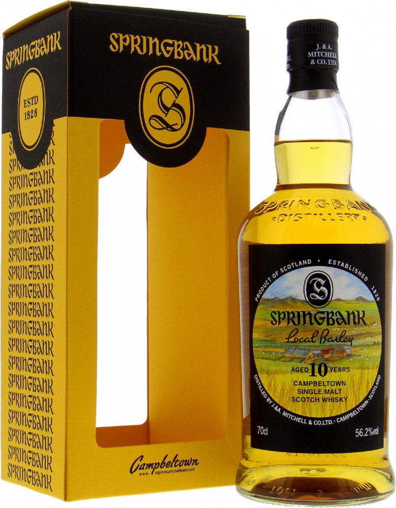 Springbank - 10 Years Old Local Barley 56.2% 2009 In Original Container
