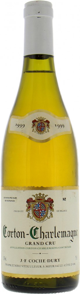 Coche Dury - Corton Charlemagne 1999 Bottle number digitally removed
