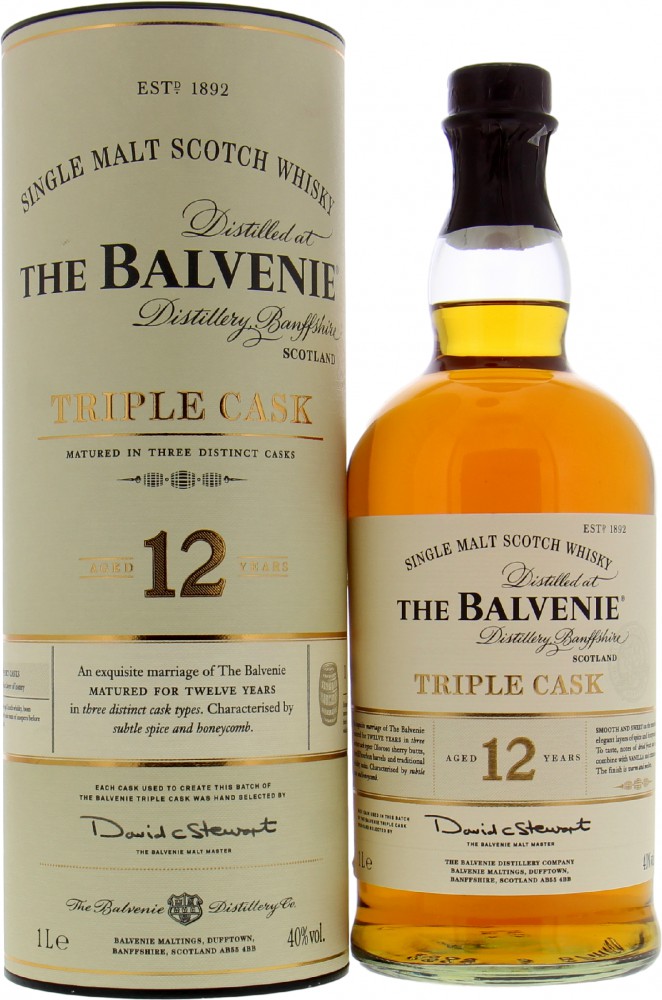 Balvenie - 12 Years Triple Cask 40% NV In Original Container