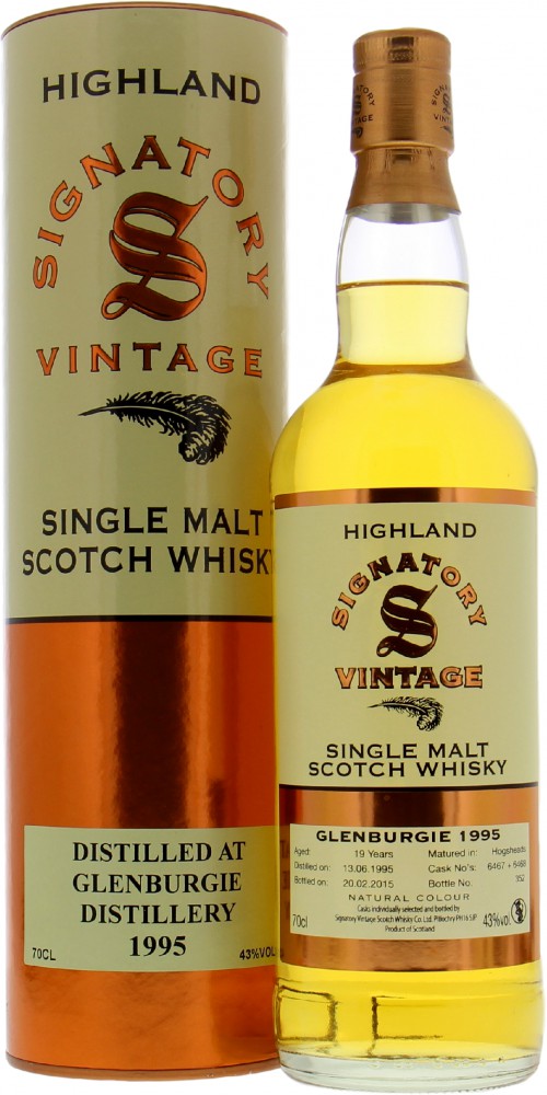 Glenburgie - 19 Years Old Signatory Vintage Cask 6467+6468 43% 1995 In Original Container