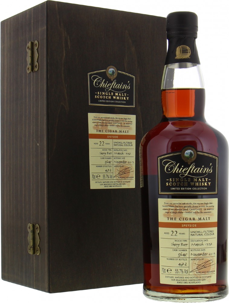 Ian Macleod - The Cigar Malt 22 Years Old Cask 3645 55.7% 1997