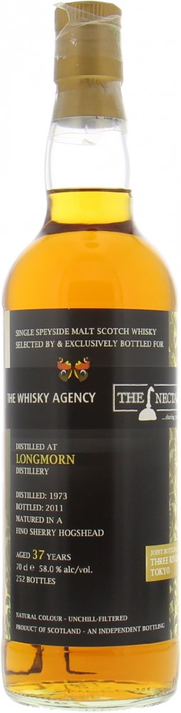 Longmorn - 37 Years Old The Whisky Agency 58% 1973 10038