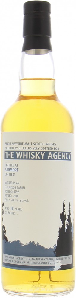 Ardmore - 18 Years Old The Whisky Agency Landscapes 49.9% 1992 10038