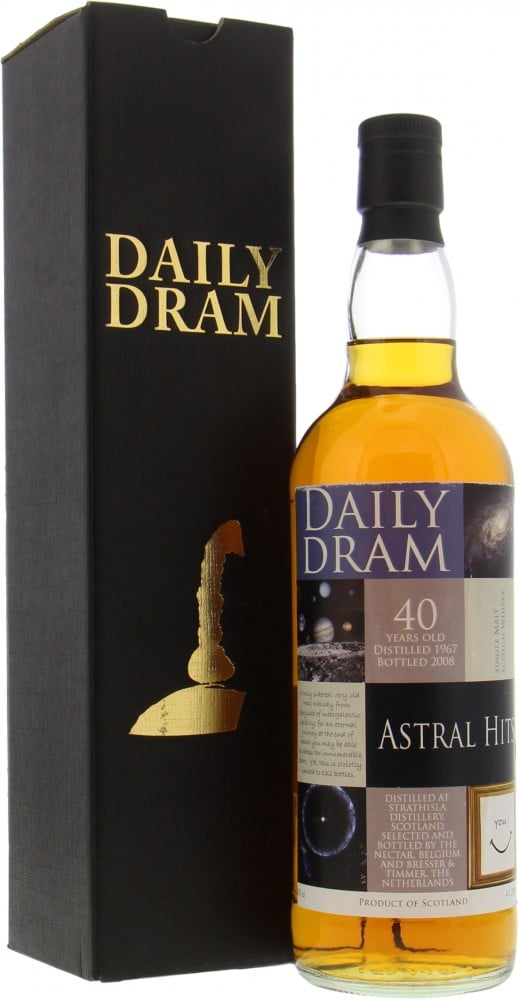 Strathisla - 40 Years Old Daily Dram Astral Hits Cask 1532 47.2% 1967 In Original Box