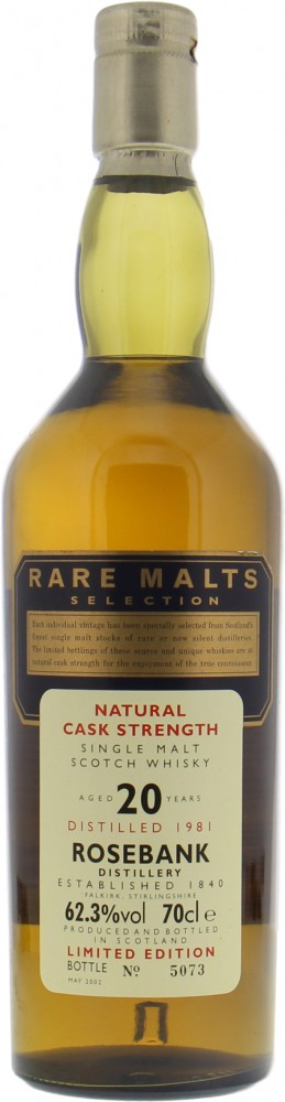 Rosebank - 20 Years Old Rare Malts Selection 62.3% 1981 10039