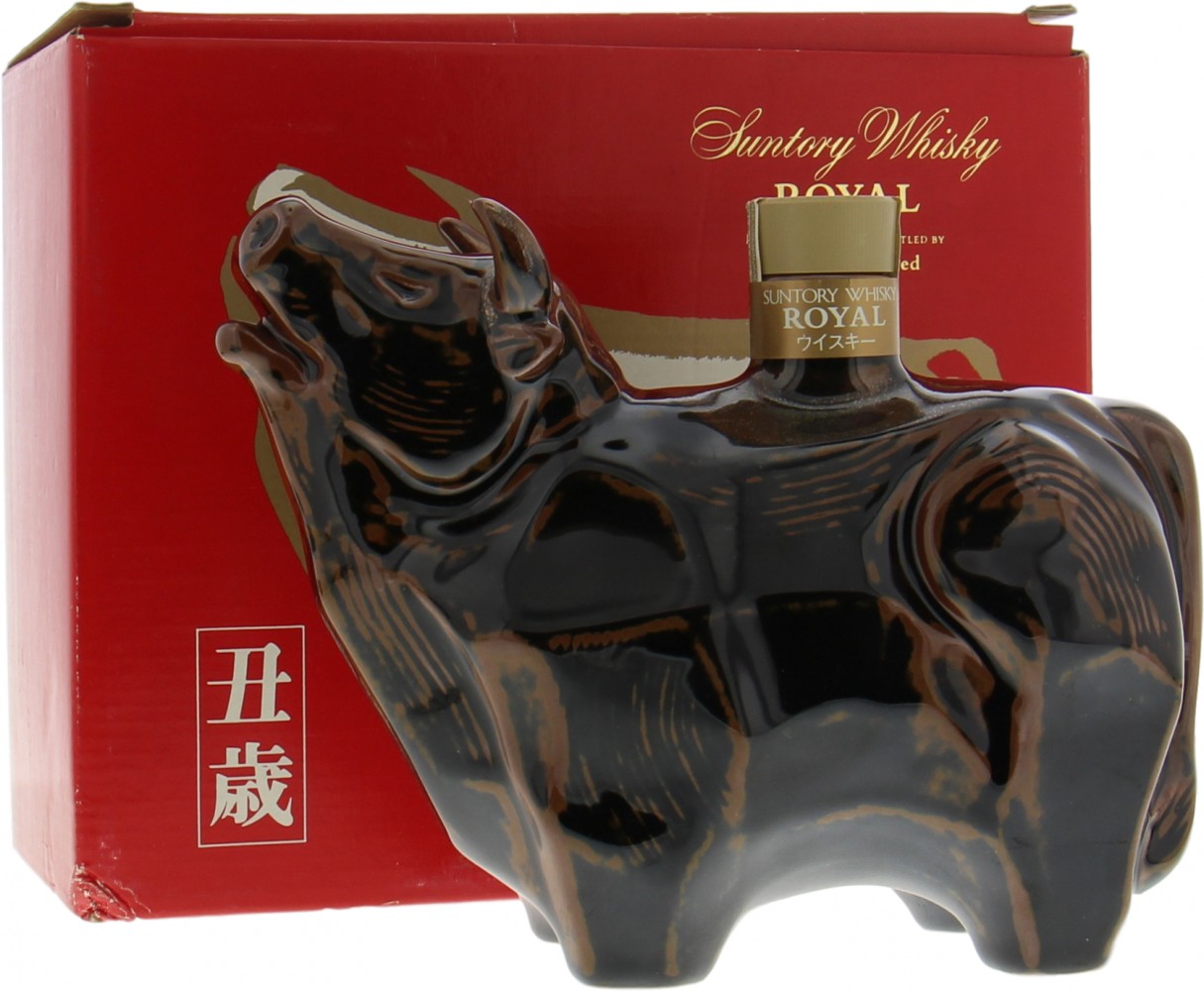 Suntory - 12 Years Old Royal Ox/Cow Decanter 43% NV In Original Box